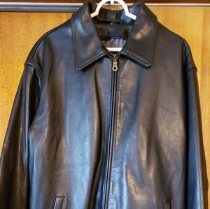 Mens leather coat